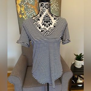 Lululemon Love Crew Black White Stripe VGUC